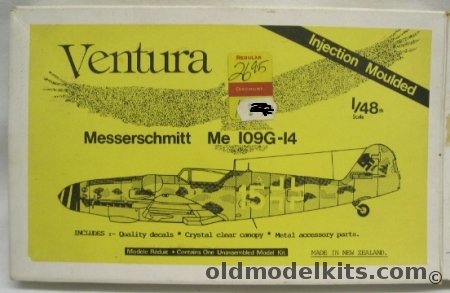 Ventura 1/48 Messerschmitt Me-109 G-14 plastic model kit